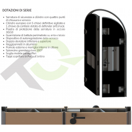 PORTONE BLINDATO SECUR ARCO 2 ANTE