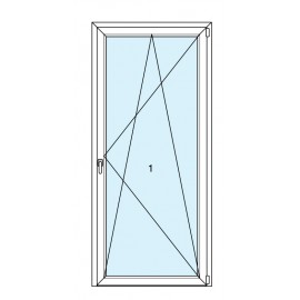 PORTA FINESTRA 1 ANTA con soglia alluminio